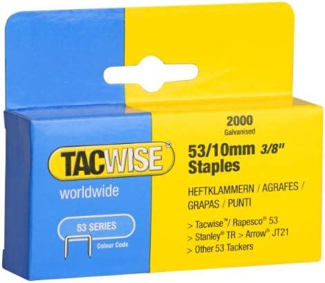 Tacwise Type Mm Galvanised Staples Pack Of Amazon