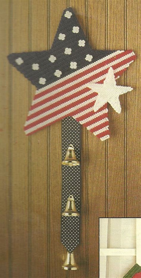 Fourth Of July Door Hanger 12 Plastic Canvas Patterns Plastic