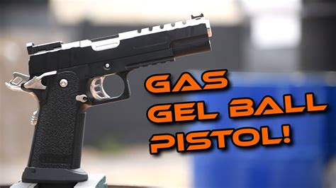 Golden Eagle Gas Gel Blaster Pistol Review Youtube