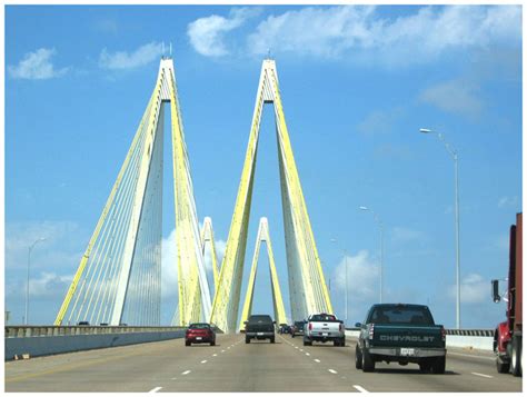 The Fred Hartman Bridge in Baytown Texas