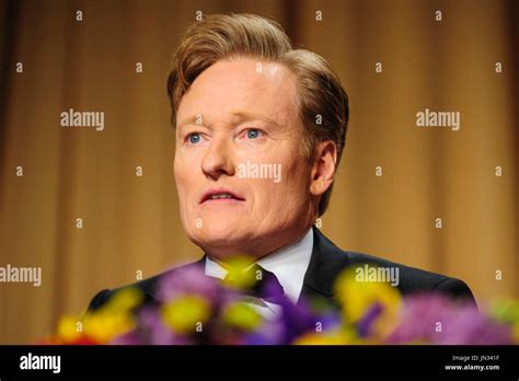 Comedian Conan Obrien Acts Shocked As He Is Introduced At The White