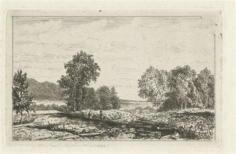 Landscape With Two Figures By Joseph Hartogensis