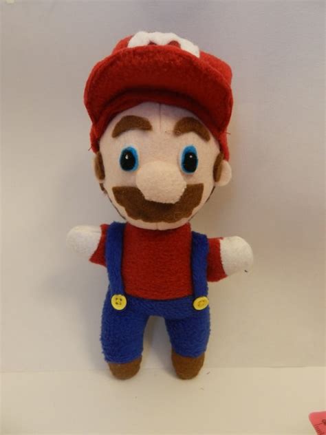 Mario Plushie Plush Handmade Retro Gamer Geek Cute Fleece | Etsy