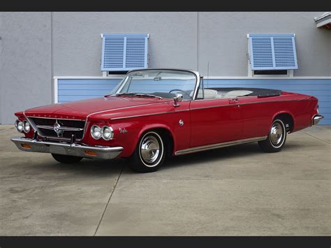 1963 Chrysler 300 Convertible Palm Beach 2020 Rm Sothebys