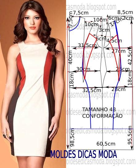 MOLDE DE VESTIDO 173 Moldes Dicas Moda Bloglovin