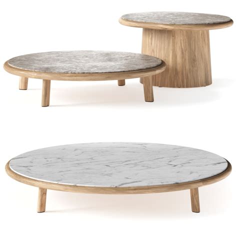 Kettal Giro Coffee Tables D Model For Vray Corona