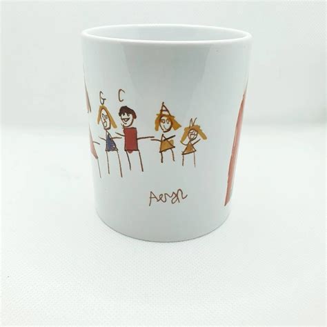 Tasse Personnalisée Dessin Pour Enfants Tasse De 11 Oz Etsy