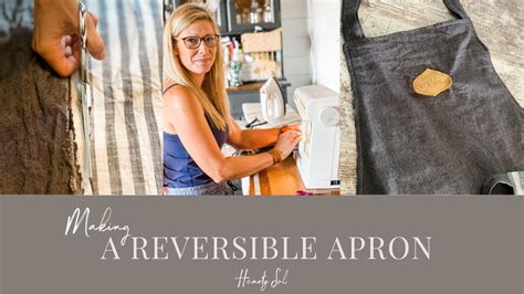 Making A Reversible Apron Youtube