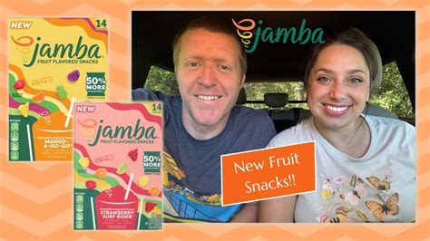 Jamba Releases Fruit Snacks Jamba Juice Review Youtube