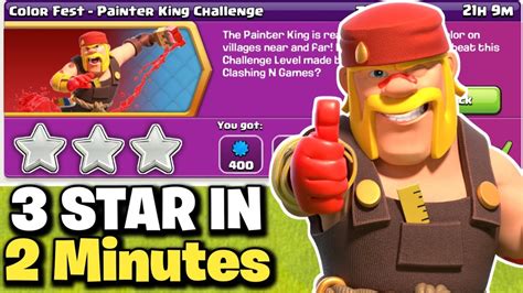 How To Star In Minutes Color Fest Painter King Challenge Clash Of