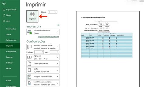 Tabela Planilha De Controle De Pressão Arterial Para Imprimir Pdf