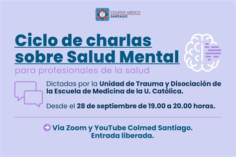 Colmed Santiago Prepara Ciclo De Charlas Sobre Salud Mental Para