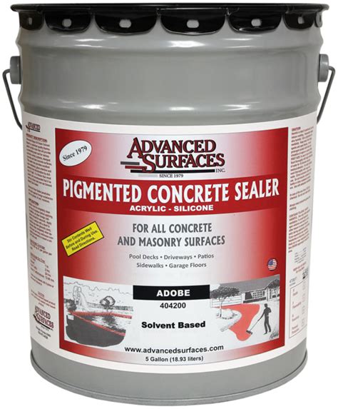 Solvent Based Pigmented Concrete Sealer - Advanced Surfaces