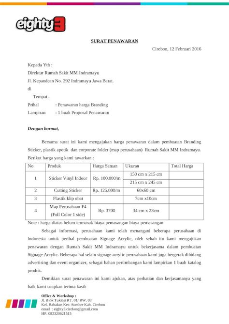 DOC Surat Penawaran DOKUMEN TIPS