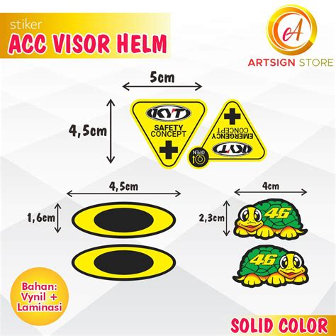 Jual Stiker Visor Set Stiker Visor Helm Stiker Visor Set Stiker