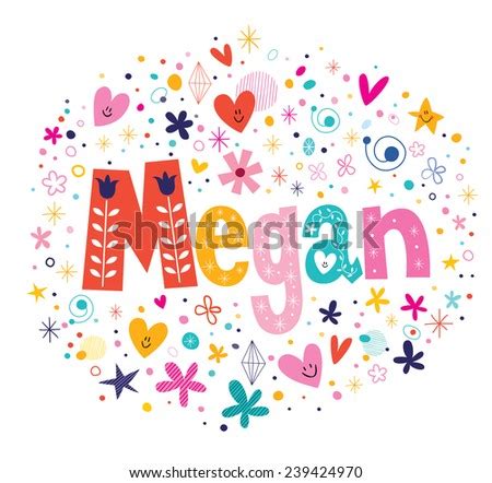 Megan Stock Vector Illustration 239424970 : Shutterstock