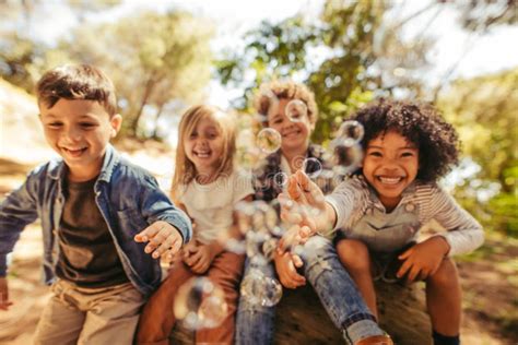 Happy Kids Playing Photography