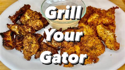 Blackened Alligator And Comeback Dipping Sauce How To Grill Gator Tail