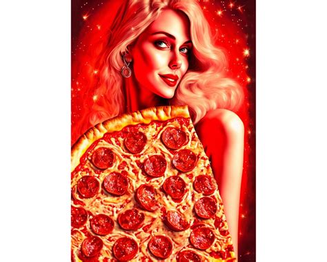 Pizza Art Print, Pizza Illustration, Food Art Print - Etsy