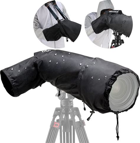 Neewer Camera Rain Cover Large Size Durable Nylon Raincoat Compatible With Canon Nikon Sony And