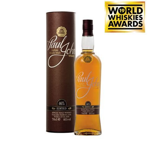 Paul John Edited Single Malt 70cl 46° Whisky Of The World Le