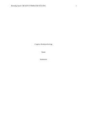 2040212 Creative Problem Solving Docx Running Head CREATIVE PROBLEM