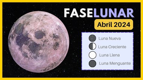 🌘 Fases De La Luna Abril 2024 Calendario Lunar De Abril 2024 🌙 Luna Hoy