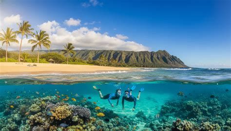 snorkeling spots  hawaii  beaches