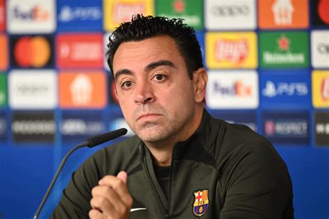 Champions League Xavi Unveils Barcelona Squad To Face Psg In Spain