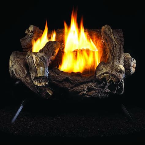 Vented Gas Fireplace Logs With Remote – Fireplace Guide by Linda