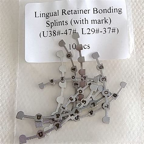 Pcs Dental Orthodontic Lingual Retainer Bonding Splits With Mark Ebay