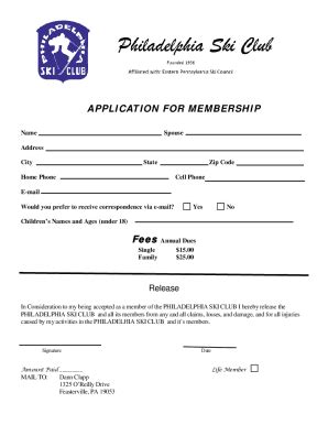 Fillable Online Fillable Online Membership Application Form Rpc Ie