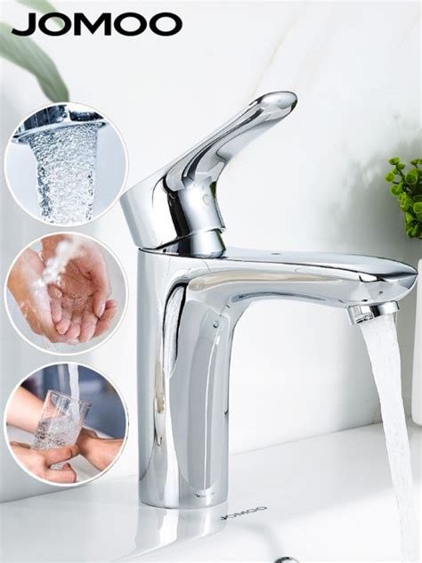 JOMOO Faucet Bathroom Wash Basin Washbasin Cold And Hot Water Single Hole Inter Platform Basin