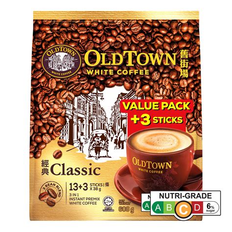 Old Town 2 In 1 Coffee Instant White Coffee Classic NTUC FairPrice