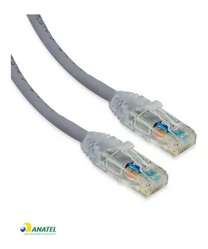 Patch Cord Cat6 U Utp Cm Gigalan Furukawa Cinza 1 50 Metros