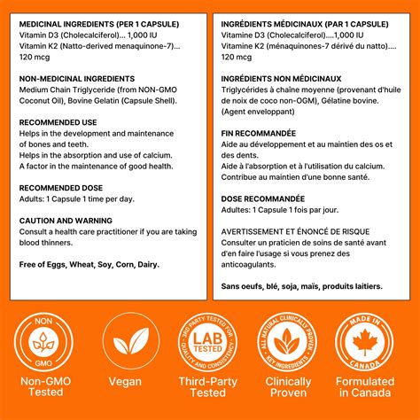 Nutridom Vitamin D K With Mct Oil Softgels