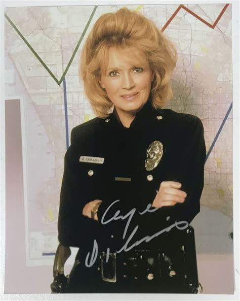 Angie Dickinson Autographed Police Woman Glossy 8x10 Photo AACS