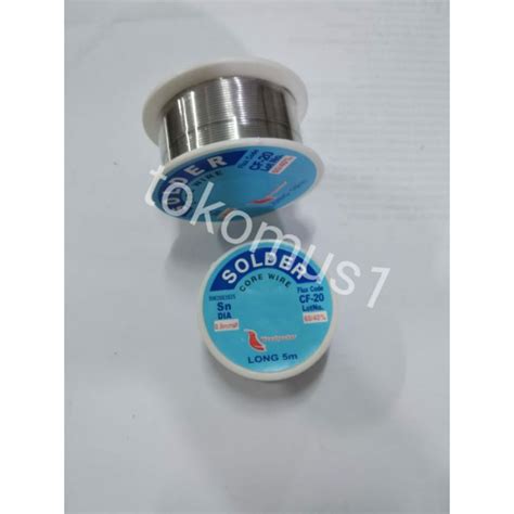 Jual TIMAH SOLDER DIAMETER 0 8 MM PANJANG 5 METER 10 METER SOLDER