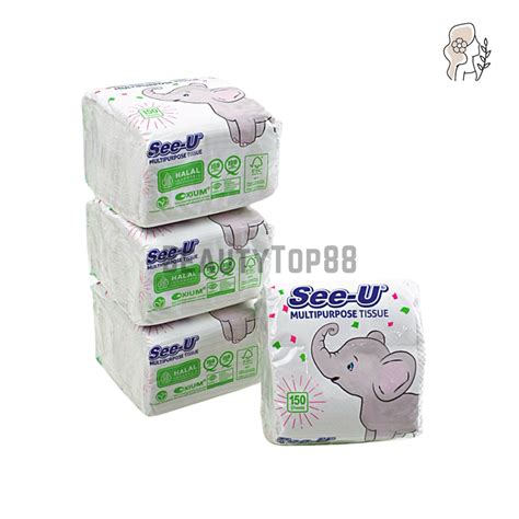 Jual Tissue See U Pop Up Gajah Sheets Tisu See U Ply Mini Kotak