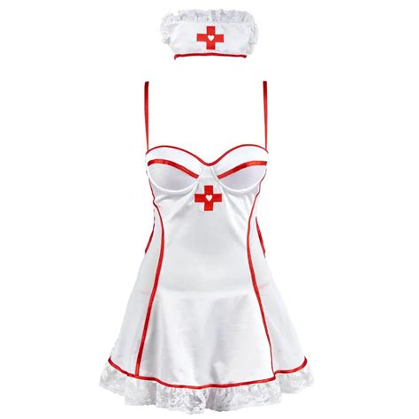 Women Sexy Lingerie Nurse Uniform Hot Erotic Role Play Underwear Lace