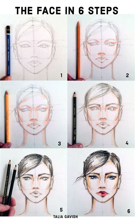 How To Draw Fashion Illustration Faces