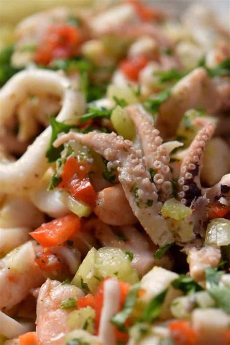 Easy Seafood Salad The Best Italian Appetizer She Loves Biscotti