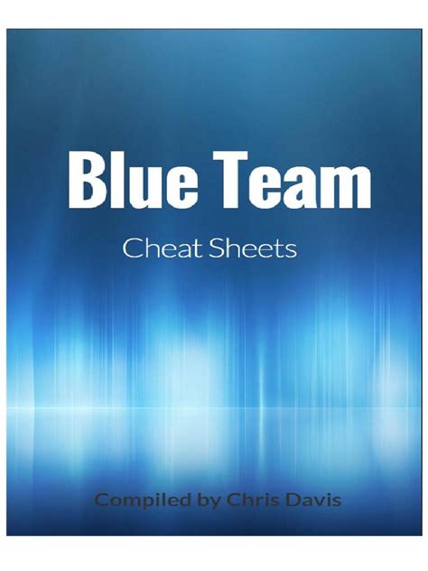 Blue Team Cheat Sheets | PDF