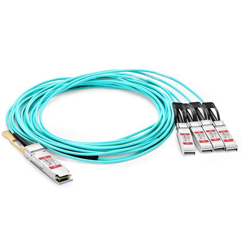 Cable breakout óptico activo compatible con HPE Aruba 7m 23ft 100G