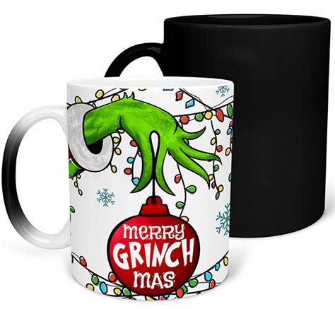 KUBEK MAGICZNY GRINCH SUPER WZORY NA ŚWIĘTA PREZENT IMIĘ GRATIS