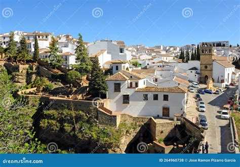 Cityscape Of Ronda With The Father Jesus Church Padre Jesus Province