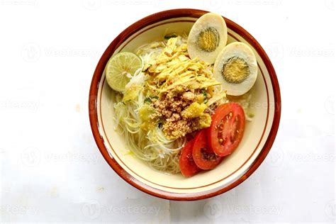 Soto Lamongan Is A Dish Of Soup Lamongan East Java Indonesia Made Of