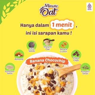 Jual Instant Oatmeal MINUTE OAT Granolab Muesli Complete Variant Isi