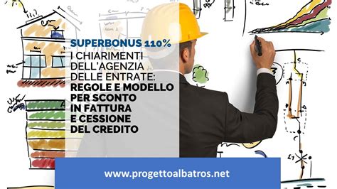 Superbonus Dallagenzia Delle Entrate I Primi Casi Pratici Progetto Albatros News