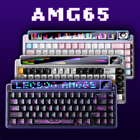 Bàn phím cơ LEOBOG AMG65 Hot swap Led RGB Màn hình 3 Mode Max Ping Gear